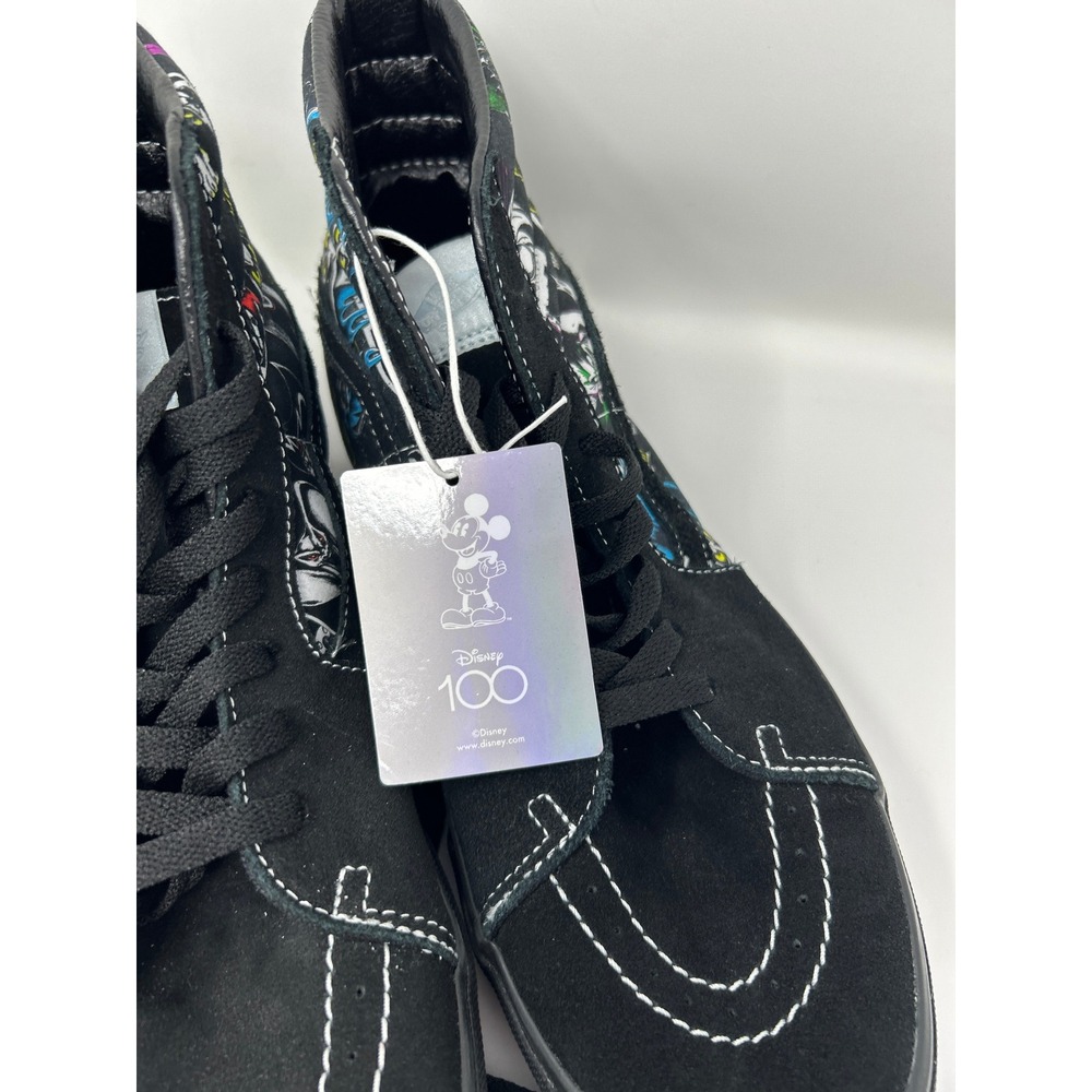 Vans Sk8-Hi Disney Villains Sneakers Mens 11 Black High Top Suede Canvas Shoes - Picture 6 of 13